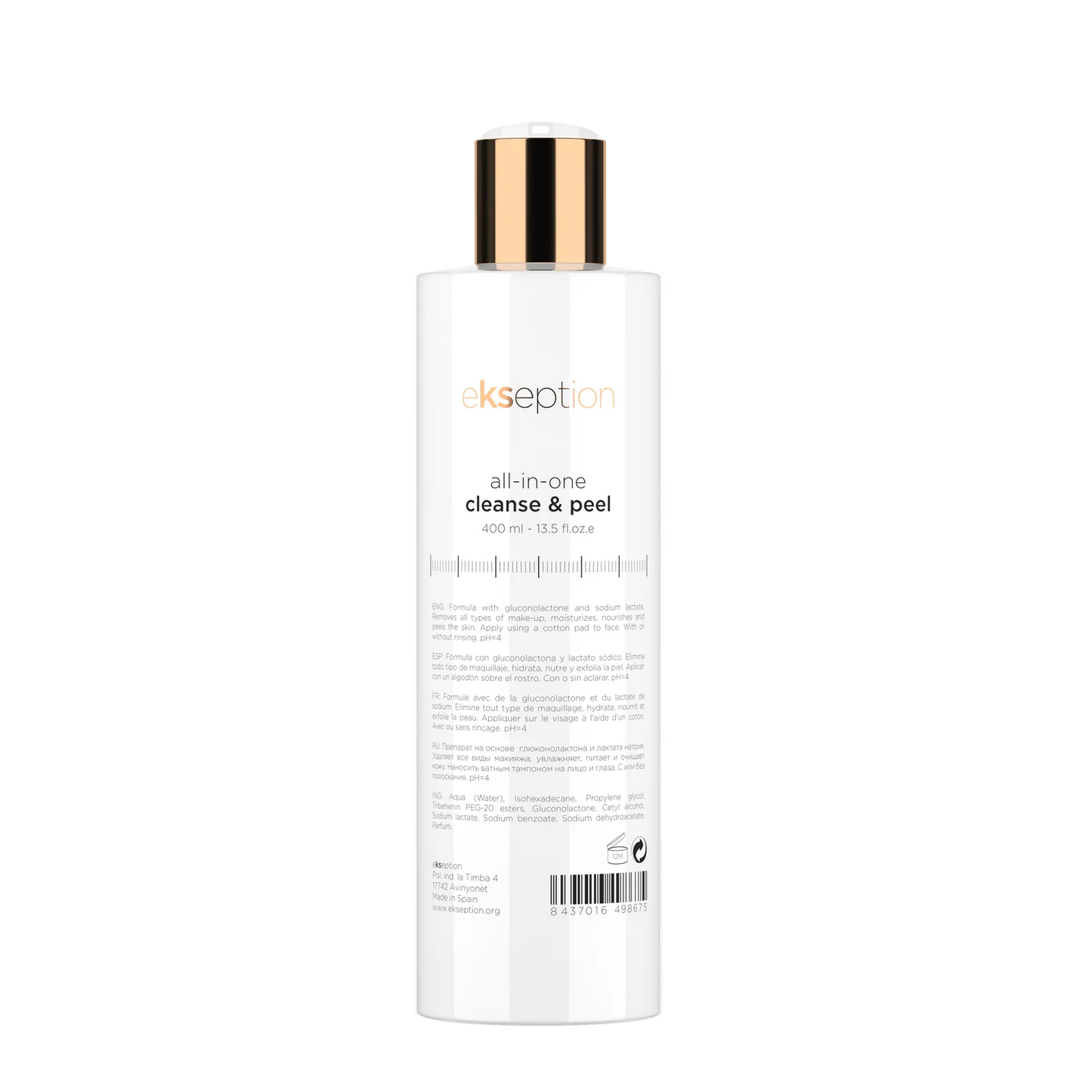 EKSEPTION: All In One Peel Cleanser - Skin Essence by Kathy
