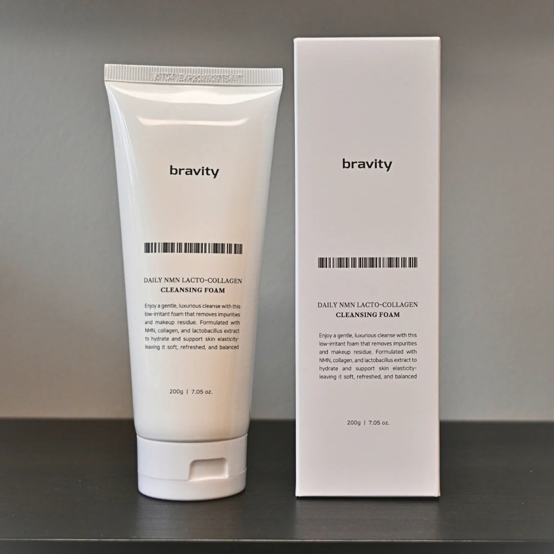 Bravity NMN Lacto-Collagen Cleansing Foam