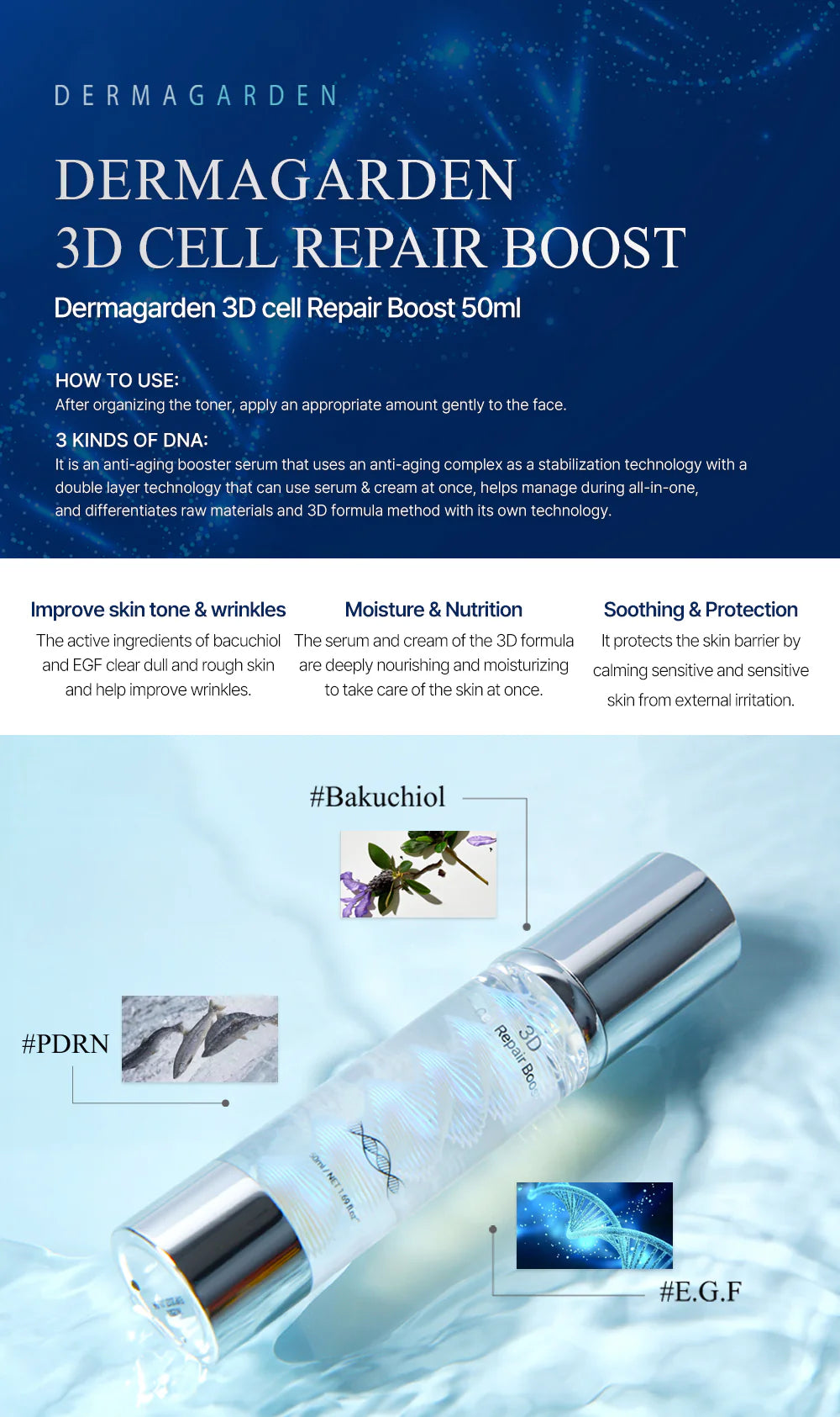 Desembre Dermagarden 3D Cell Repair Boost - Skin Essence by Kathy