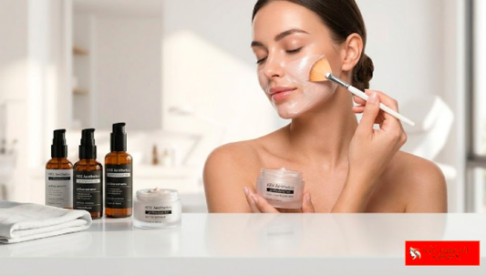 Comparison of KRX Aesthetics and traditional skincare products for skin treatment