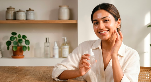 K-beauty products arranged for complete skincare routine guide