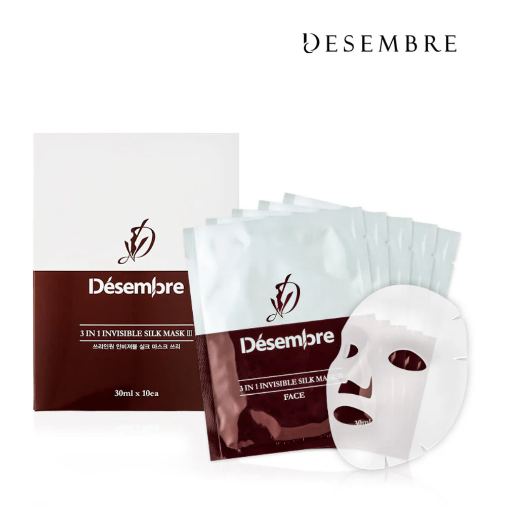 Desembre 3 in 1 Silk Mask (box of 10 masks) - Skin Essence by Kathy