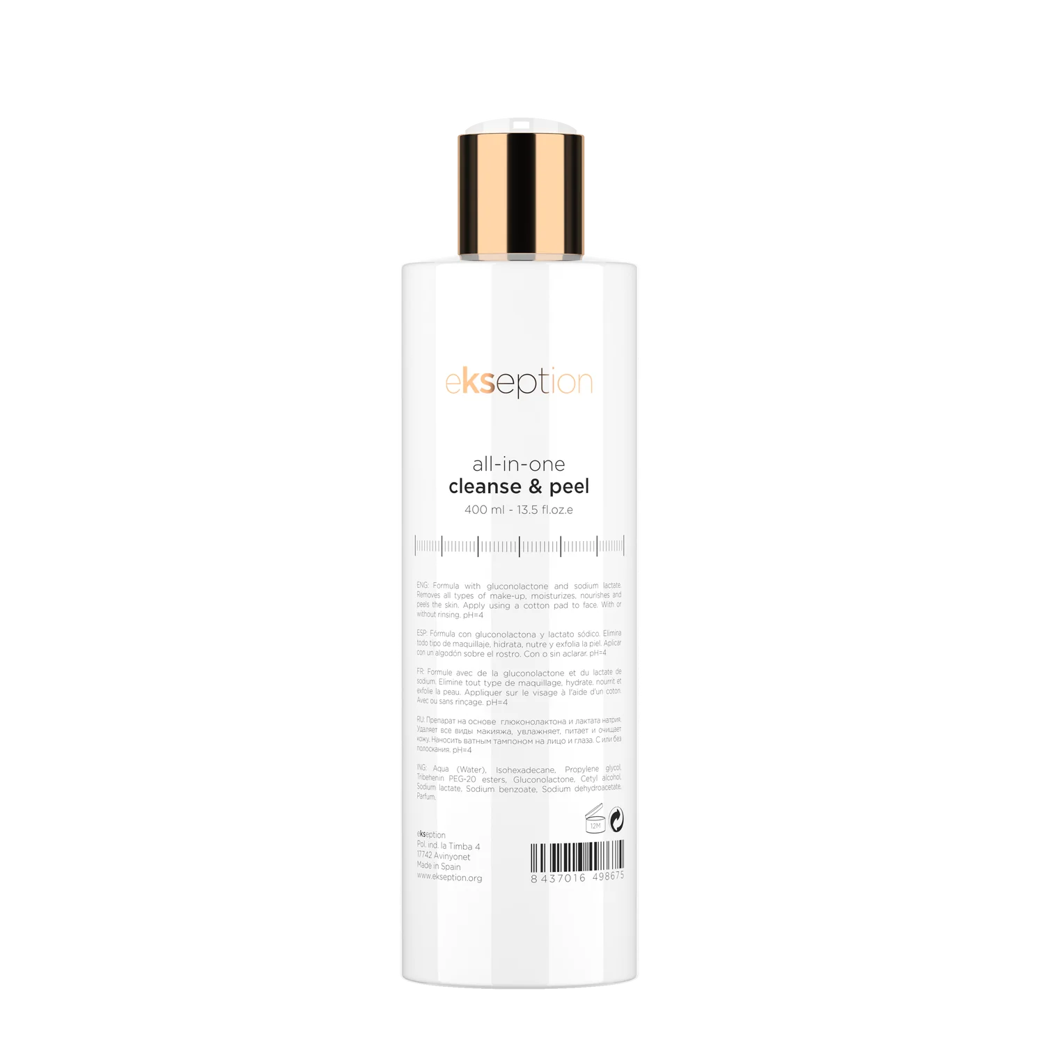 EKSEPTION: All In One Peel Cleanser - Skin Essence by Kathy