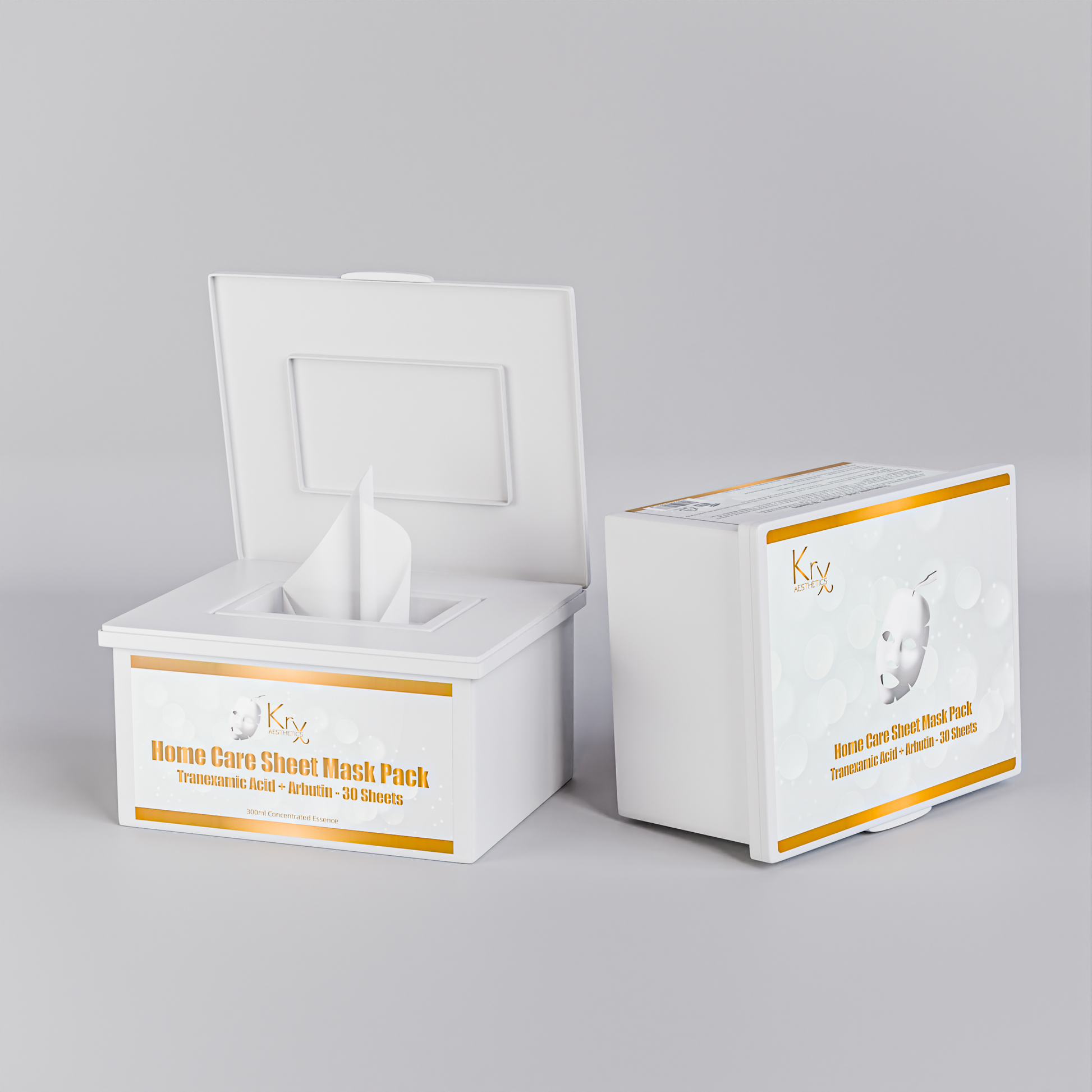 KrX - Tranexamic + Arbutin Home Care Masks - Skin Essence by Kathy