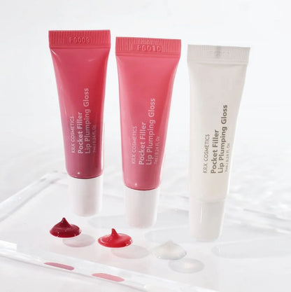 Pocket Filler Lip Plumping. 3 color options. CLEAR-PINK-ROUGE. - Skin Essence by Kathy