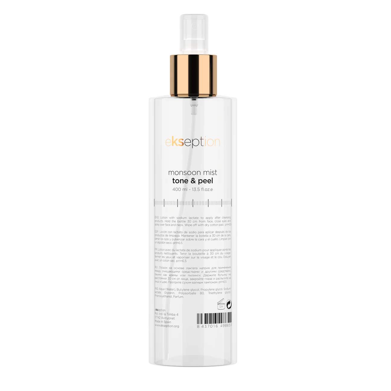 Ekseption - Monsoon Mist Tone & Peel - Skin Essence by Kathy