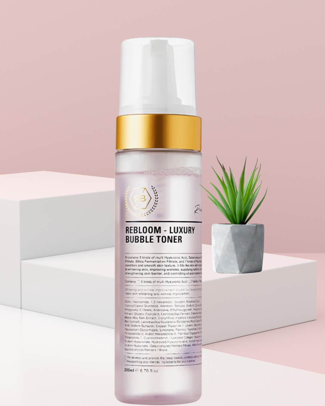 RE:BL Rebloom - Luxury Bubble Toner