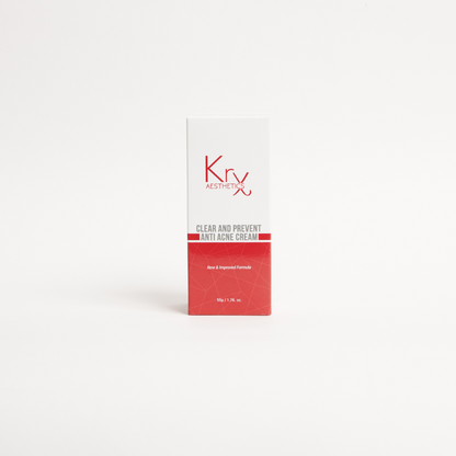 KrX Clear + Prevent Anti Acne Face Cream - Skin Essence by Kathy