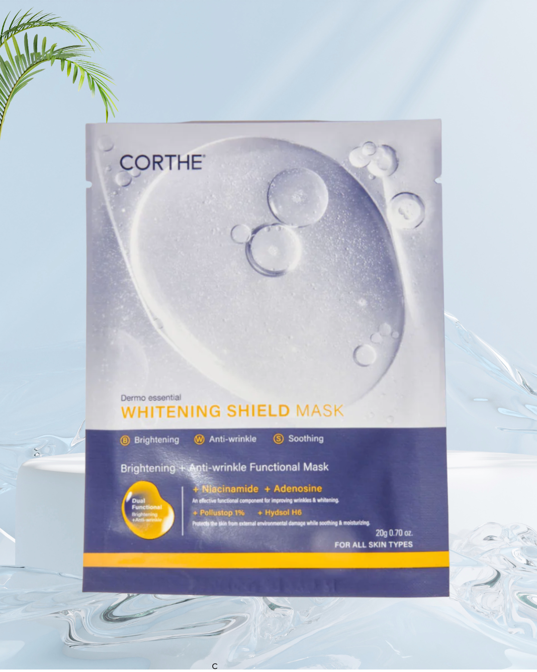 Corthe - Brightening Shield Sheet Mask