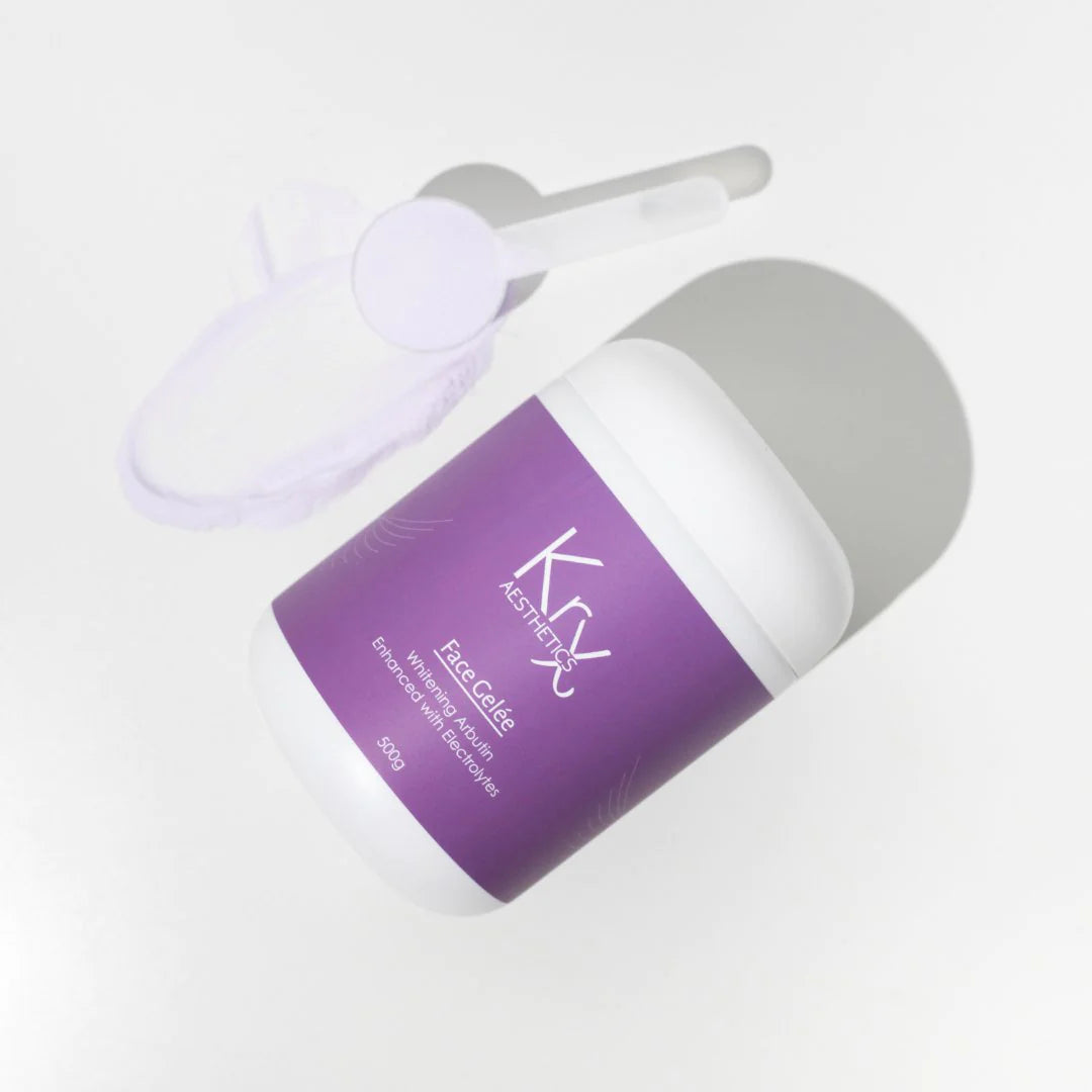 The KrX Face Gelee Whitening Arbutin Modeling Mask - Skin Essence by Kathy