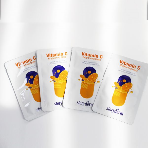 Vitamin C Brightening Mask sheet. Box of ten masks $ 62- or $8 each. - Skin Essence by Kathy