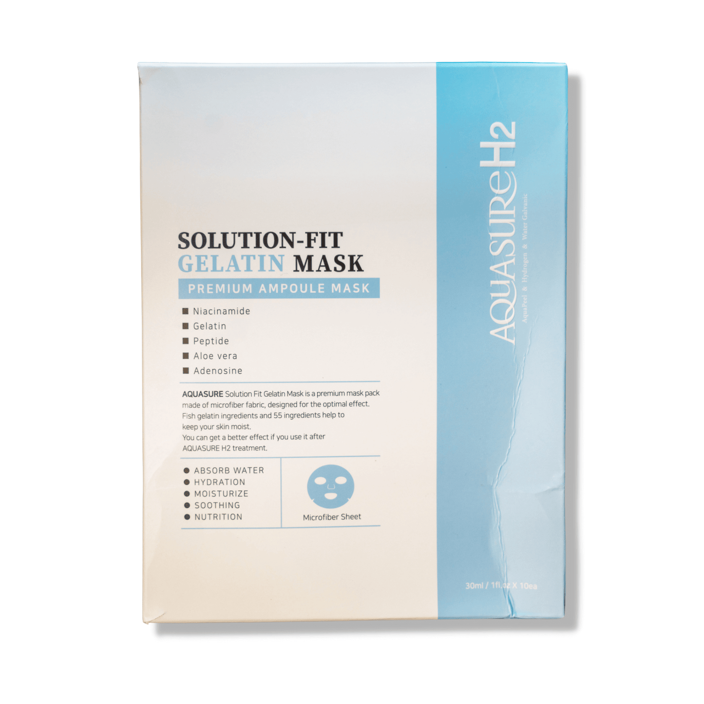 Solution Fit Gelatin Mask Aquasure H2 Treatment