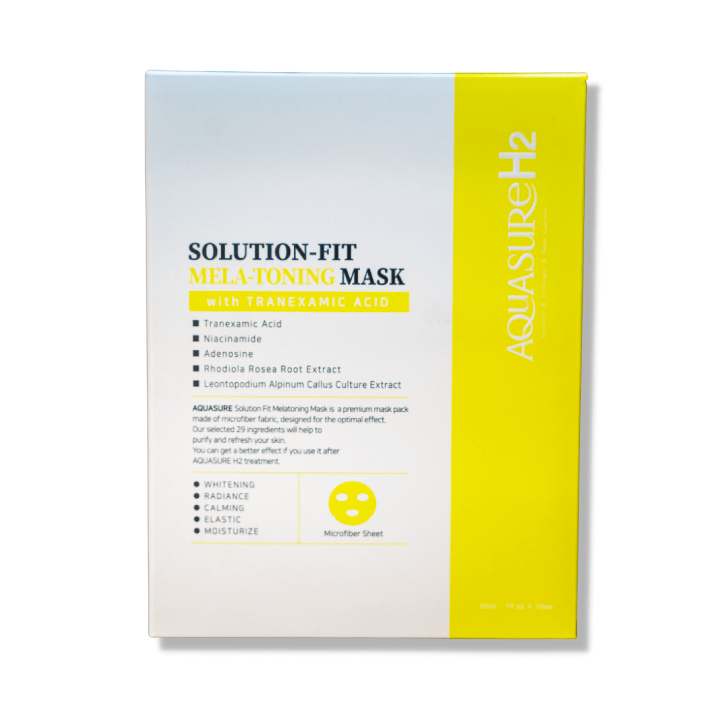 Products Solution Fit Mela Toning Mask Aquasure H2 Treatment